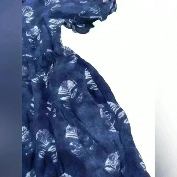 Poppet & Fox Jodhpur Leaves Woven Dress Toddler Cotton Short Sleeve Spring 3 - Picture 8 of 11